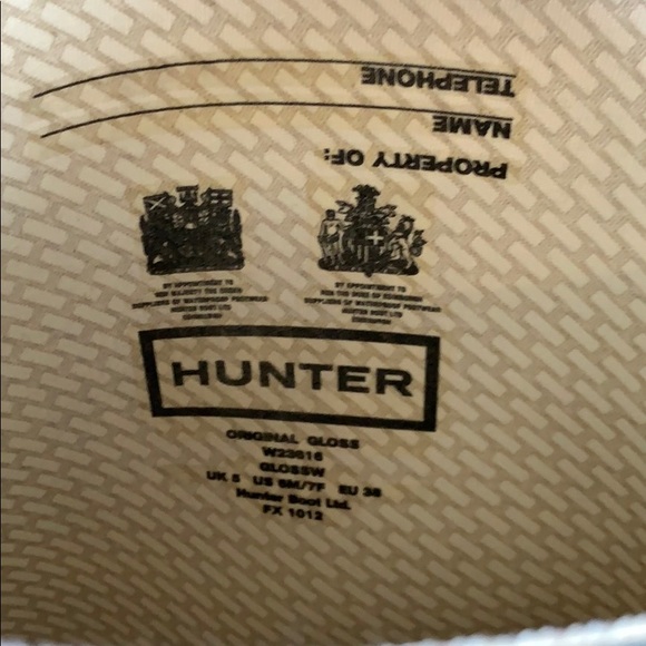 Gray Blue Hunter Rain boots 🌧 - Picture 7 of 7